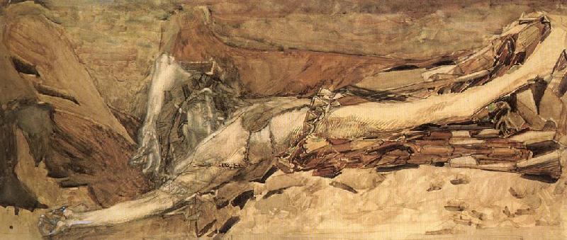 The Demon Cast Down, Mikhail Vrubel